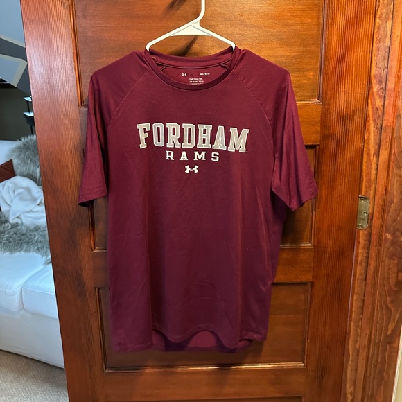 Under Armour Burgundy Tech Tee - Picture 1 of 3